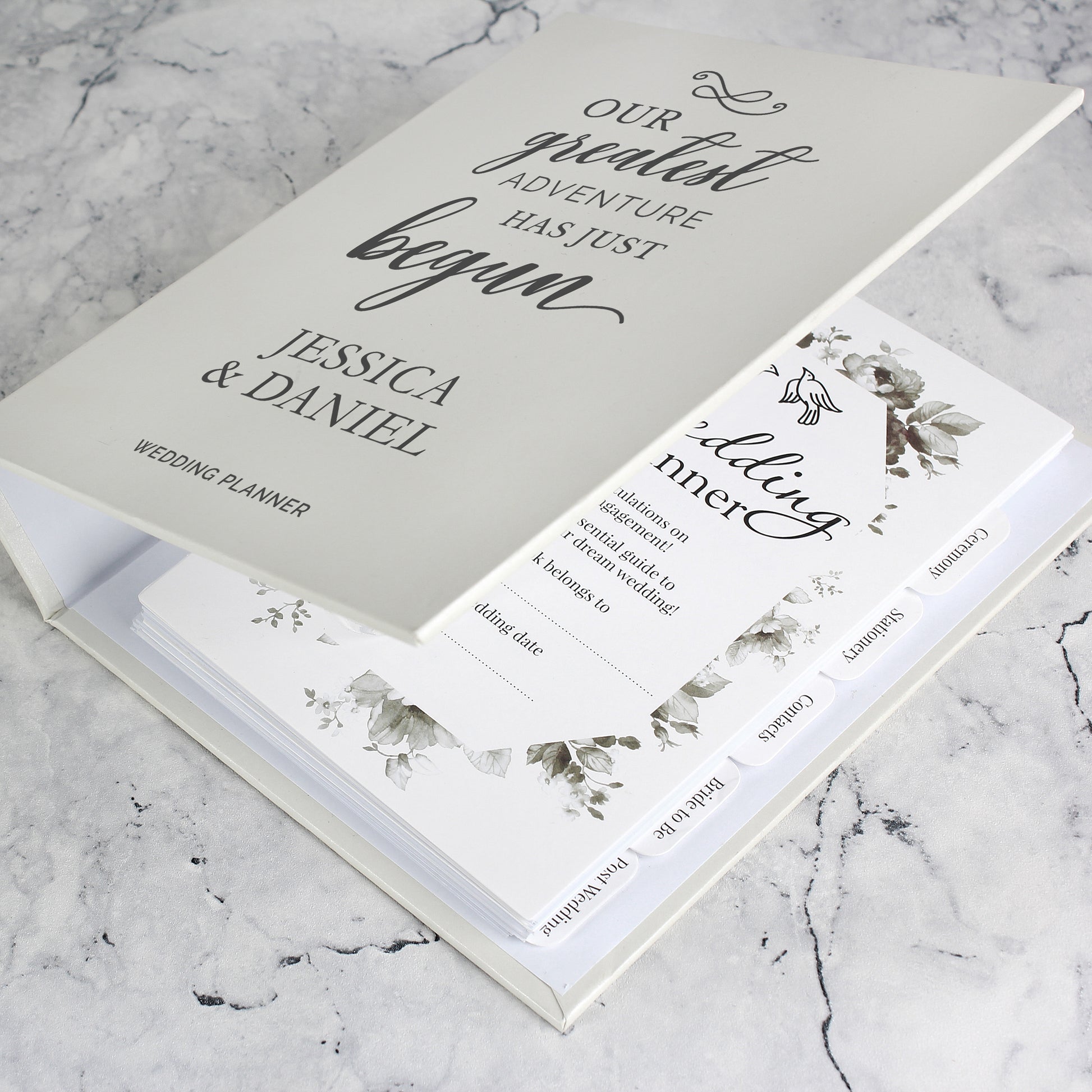 Personalised Our Greatest Adventure Wedding Planner - image 4