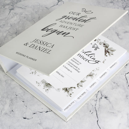 Personalised Our Greatest Adventure Wedding Planner - image 4