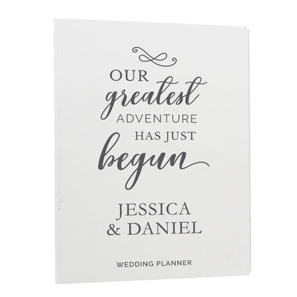 Personalised Our Greatest Adventure Wedding Planner - image 5