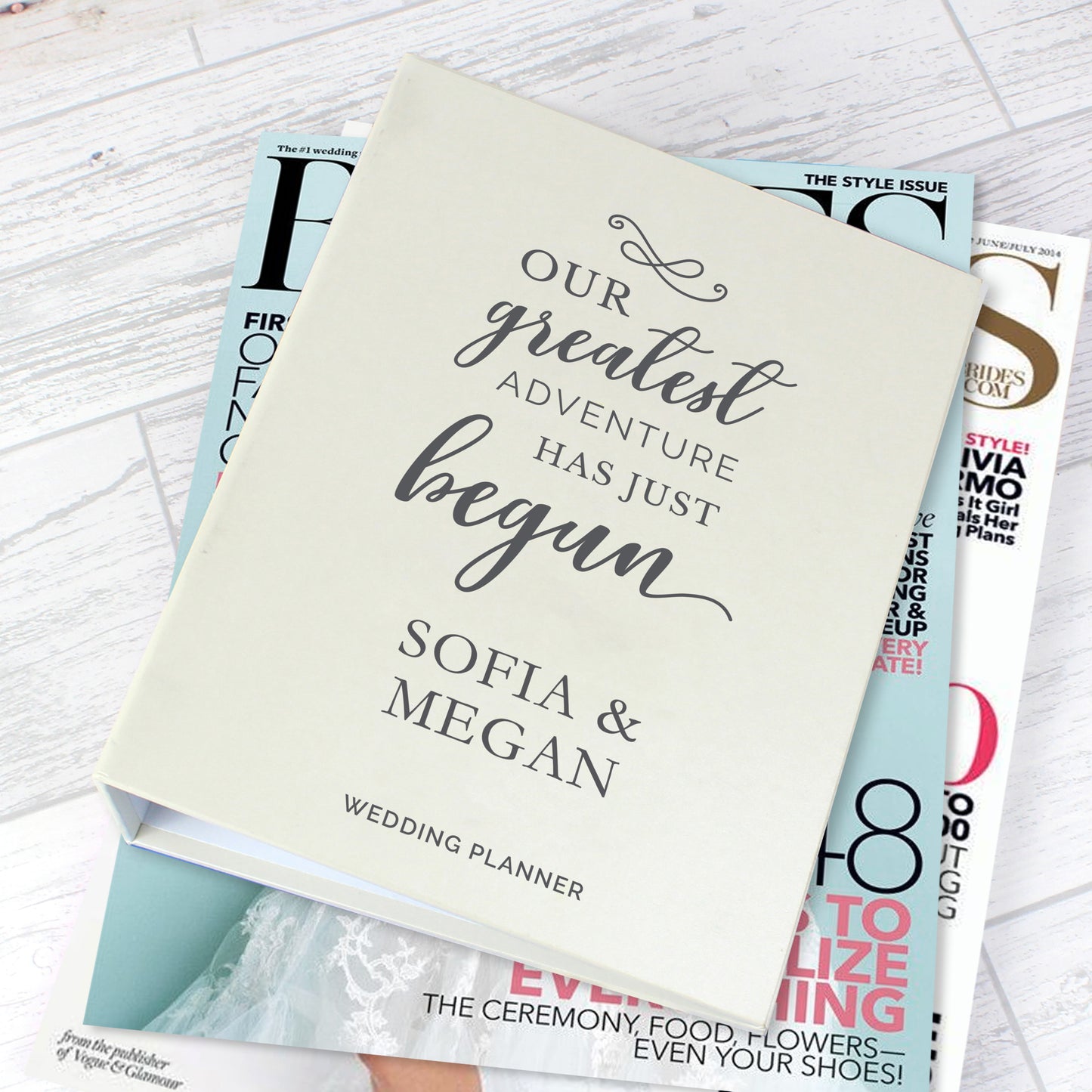 Personalised Our Greatest Adventure Wedding Planner - image 6