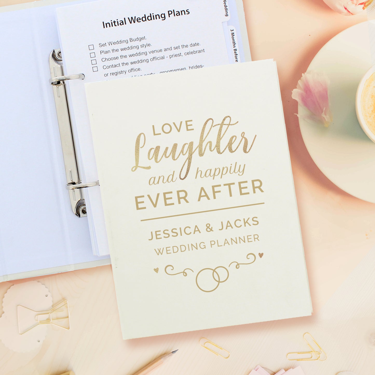 Personalised Happily Ever After Wedding Planner from Heartfelt Gifts