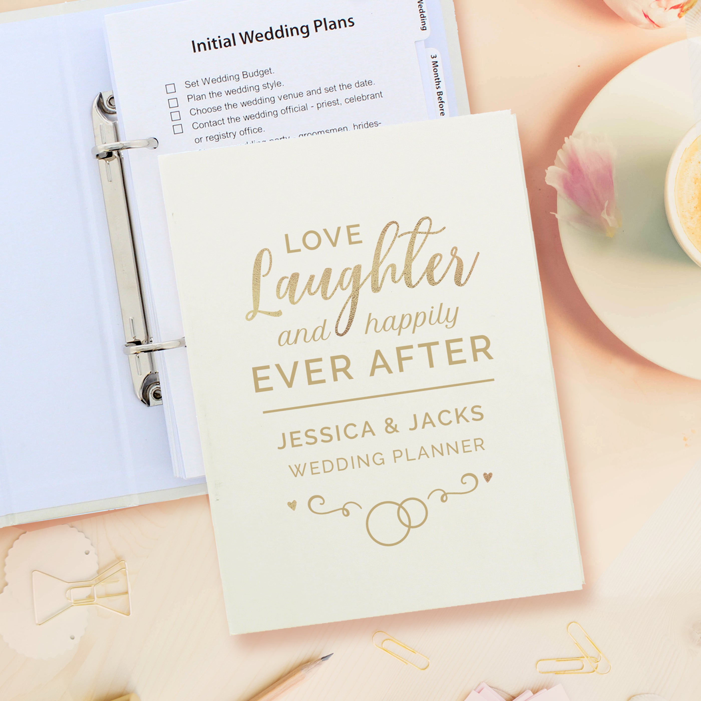 Personalised Happily Ever After Wedding Planner from Heartfelt Gifts