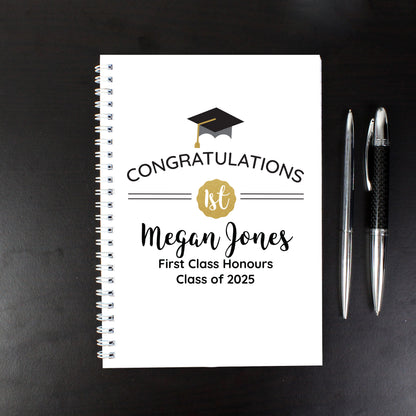 Personalised Graduation A5 Notebook - image 2