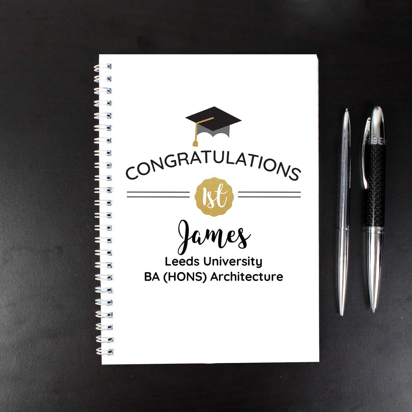 Personalised Graduation A5 Notebook - image 4