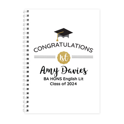 Personalised Graduation A5 Notebook - image 5