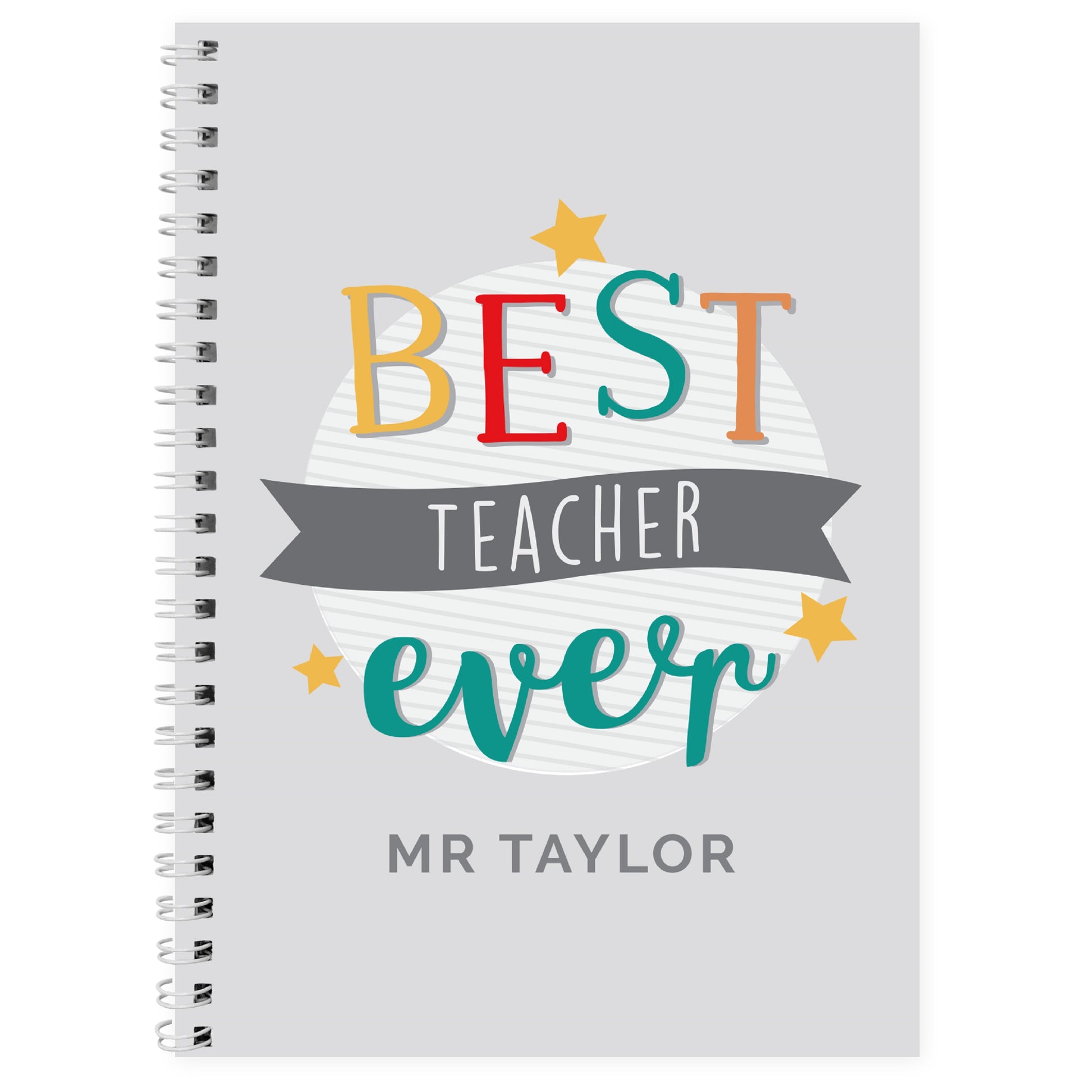 Personalised 'Best Teacher Ever' A5 Notebook - image 2