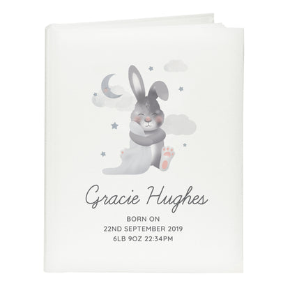 Personalised Baby Bunny Square Photo Album - image 2