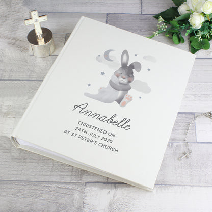 Personalised Baby Bunny Square Photo Album - image 3
