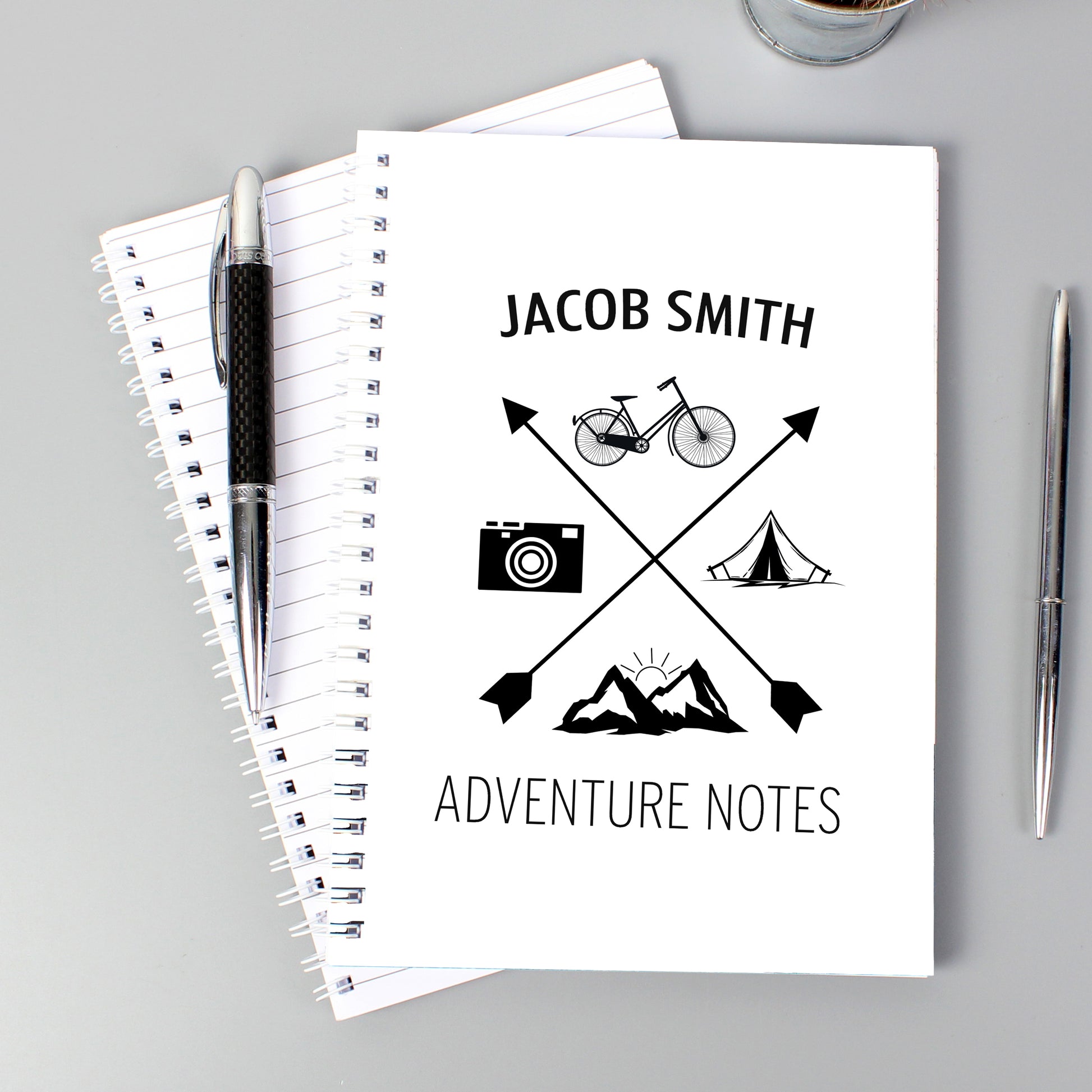 Personalised Adventure A5 Notebook from Heartfelt Gifts