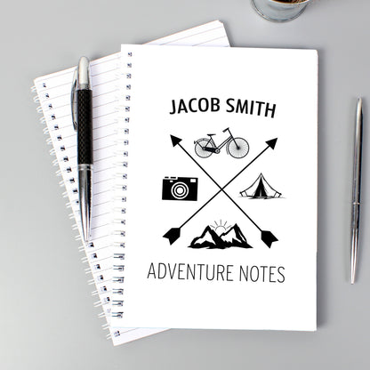 Personalised Adventure A5 Notebook from Heartfelt Gifts