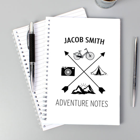 Personalised Adventure A5 Notebook from Heartfelt Gifts