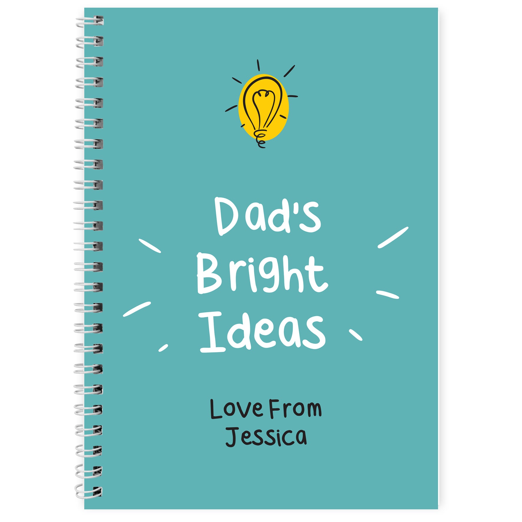 Personalised Bright Ideas A5 Notebook - image 2