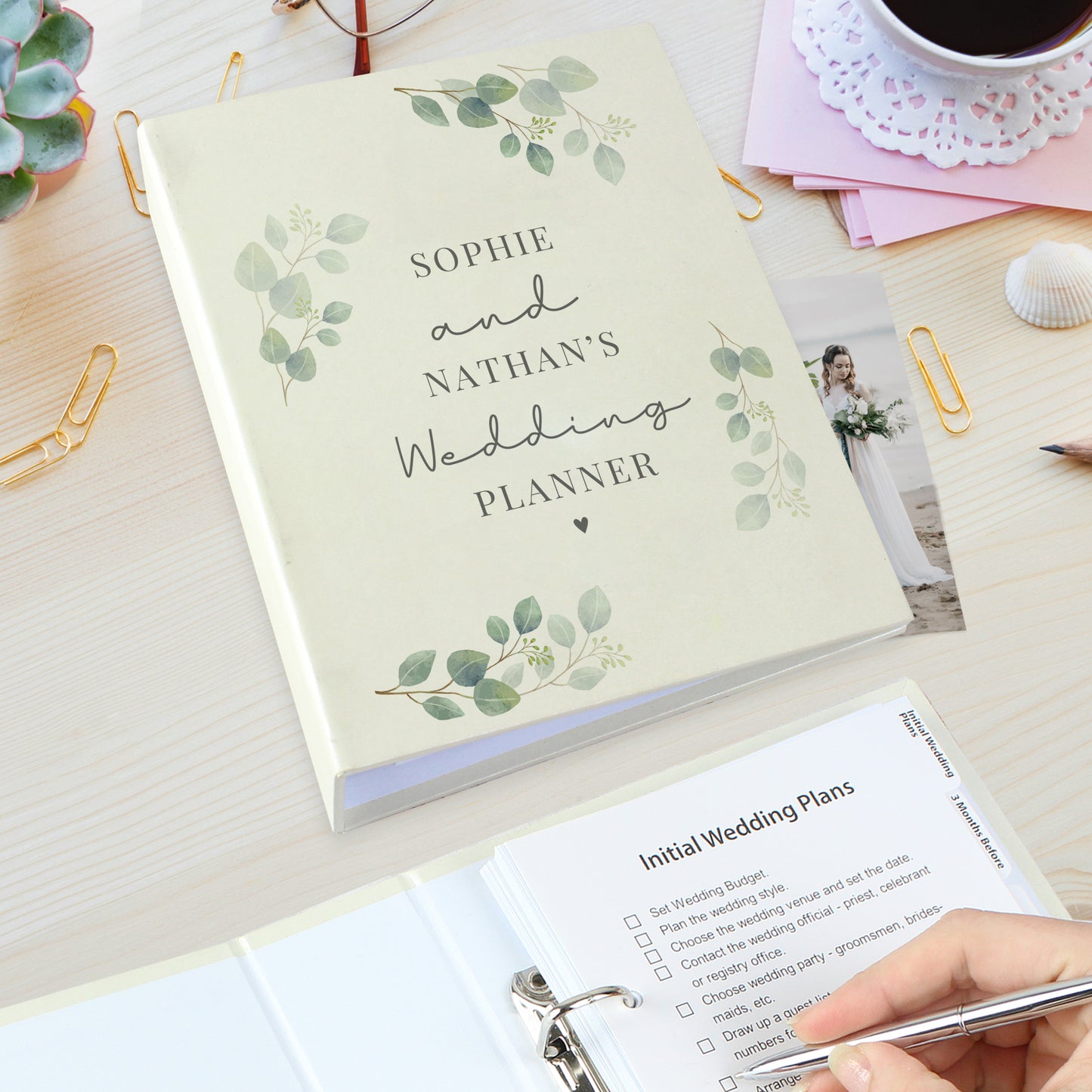 Personalised Botanical Wedding Planner - image 2