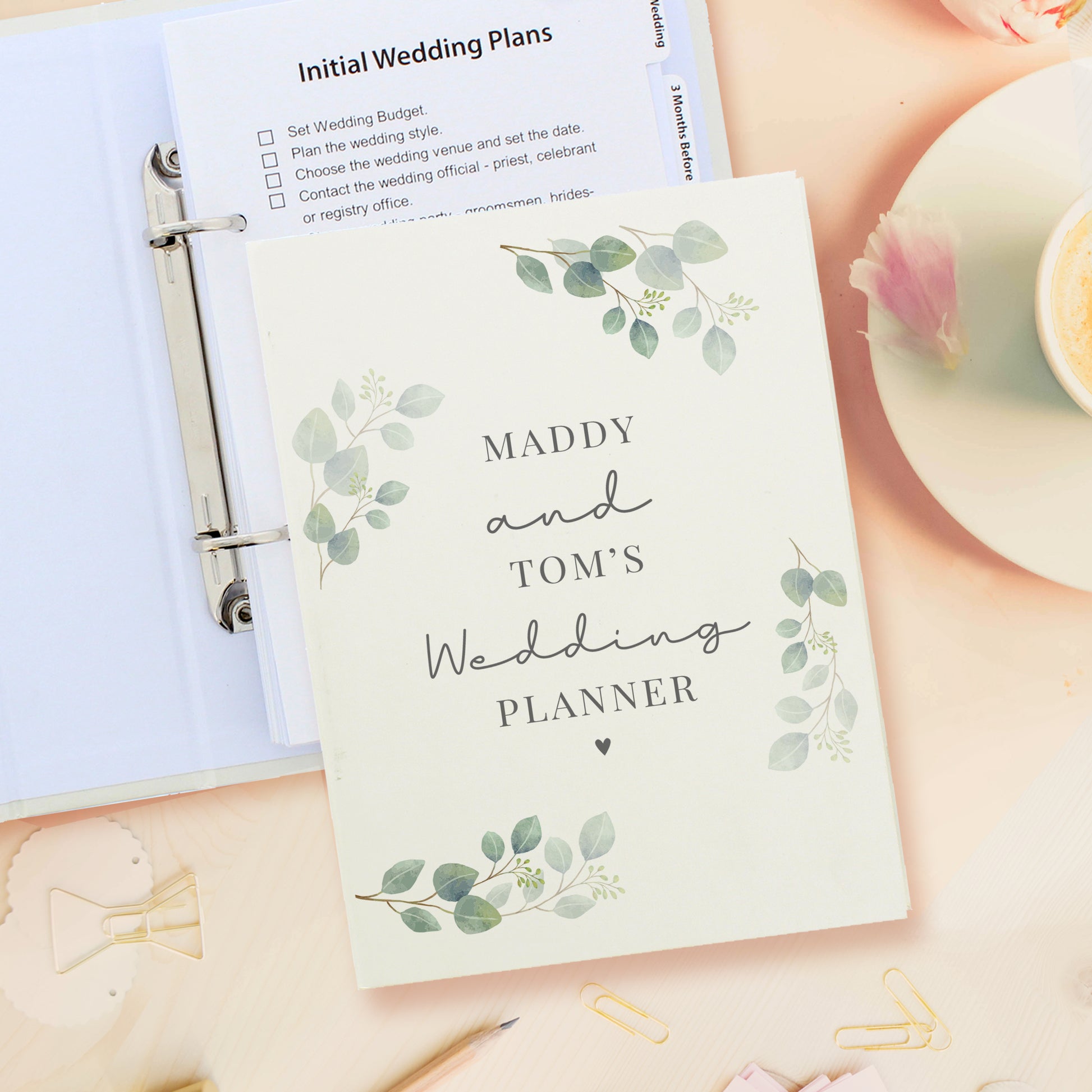 Personalised Botanical Wedding Planner - image 4