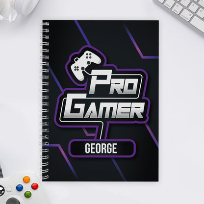 Personalised Pro Gamer A5 Notebook from Heartfelt Gifts