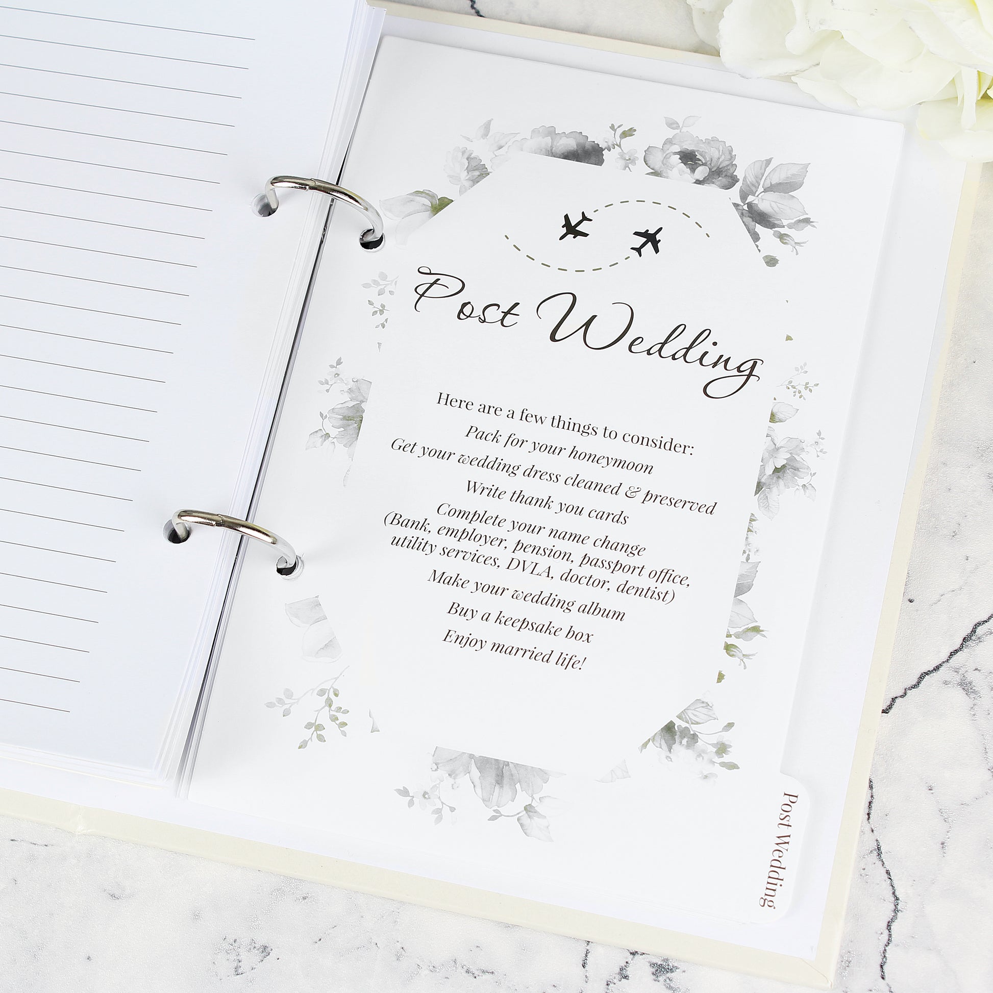 Personalised Floral Watercolour Wedding Planner - image 13