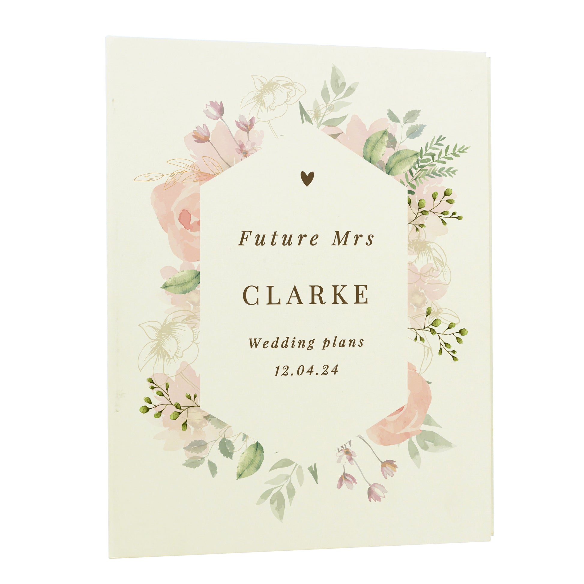 Personalised Floral Watercolour Wedding Planner - image 5