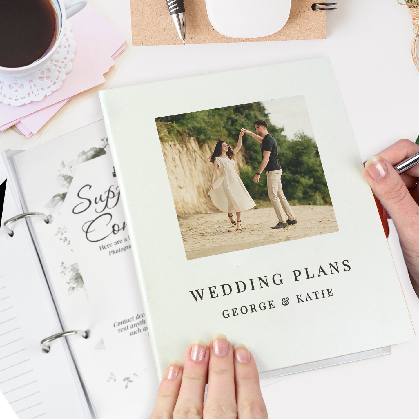 Personalised Photo Upload Wedding Planner from Heartfelt Gifts