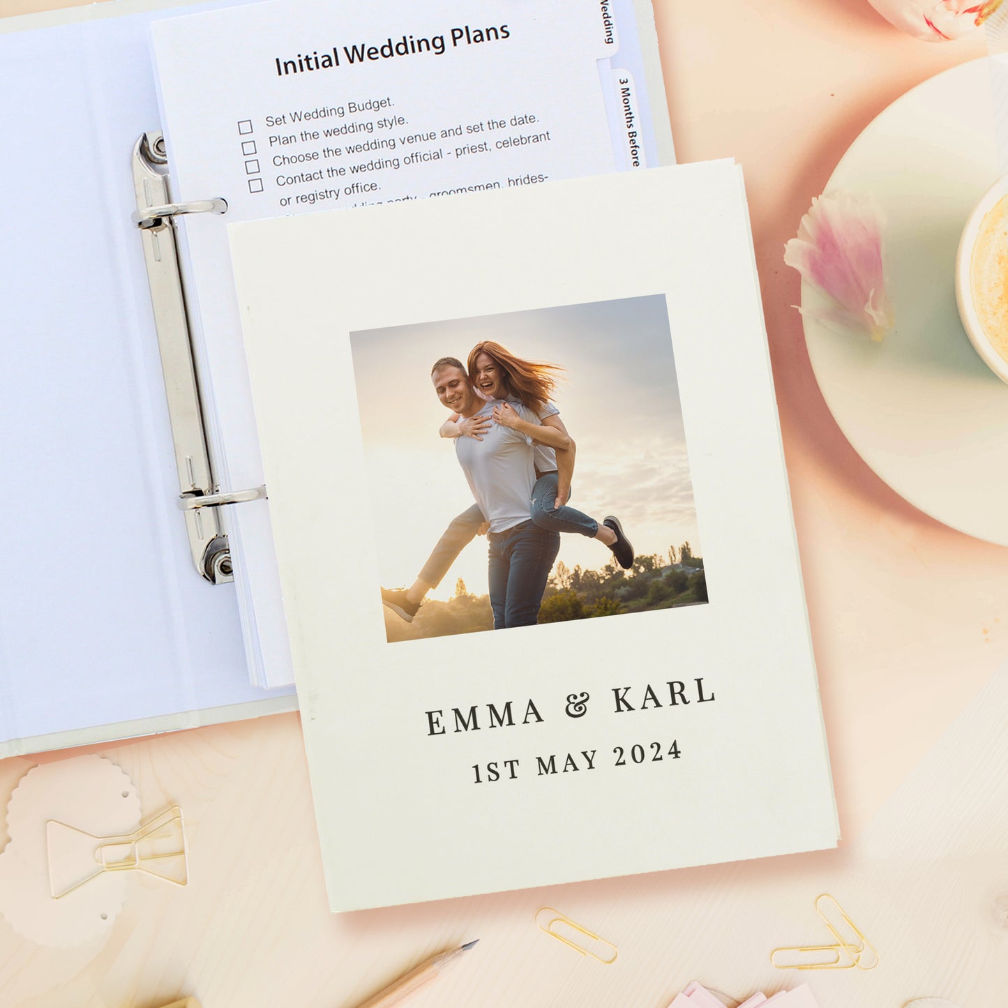 Personalised Photo Upload Wedding Planner - image 3