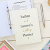 Personalised Black and Gold Wedding Planner – Engagement Wedding Gift