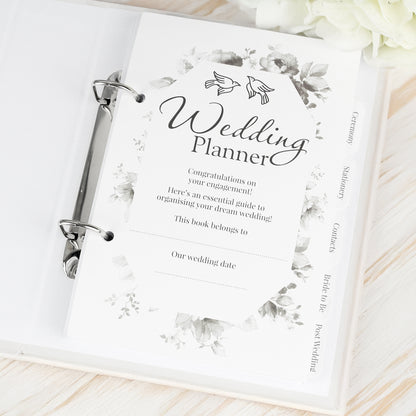 Personalised Black and Gold Wedding Planner – Engagement Wedding Gift - image 4