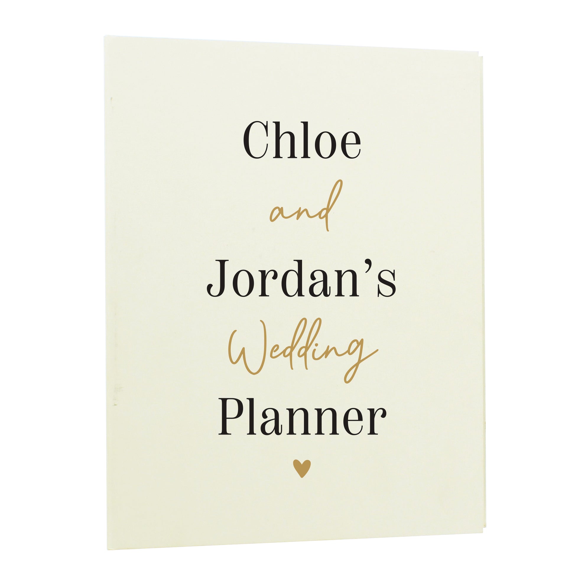 Personalised Black and Gold Wedding Planner – Engagement Wedding Gift - image 5