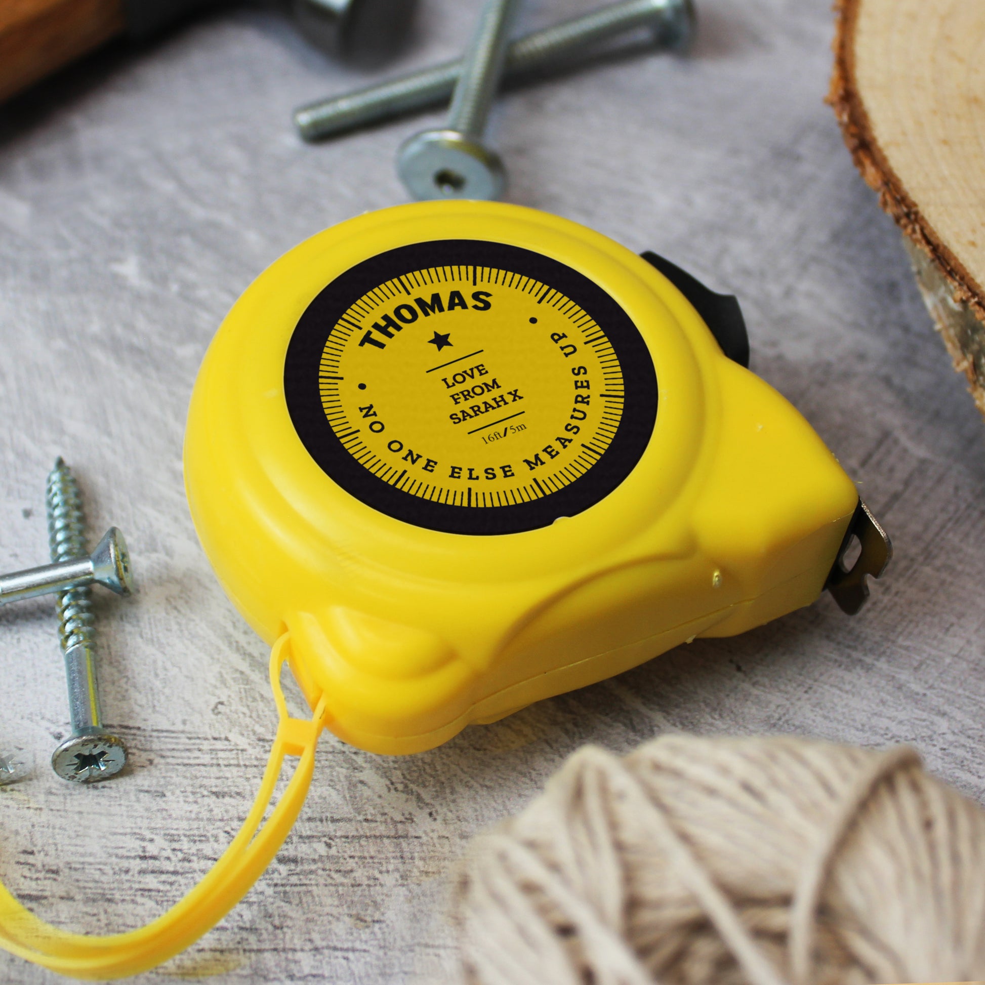Personalised No One Else Measures Up Tape Measure - image 3
