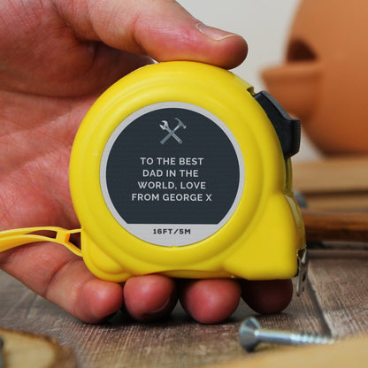 Personalised Tools Tape Measure - image 2