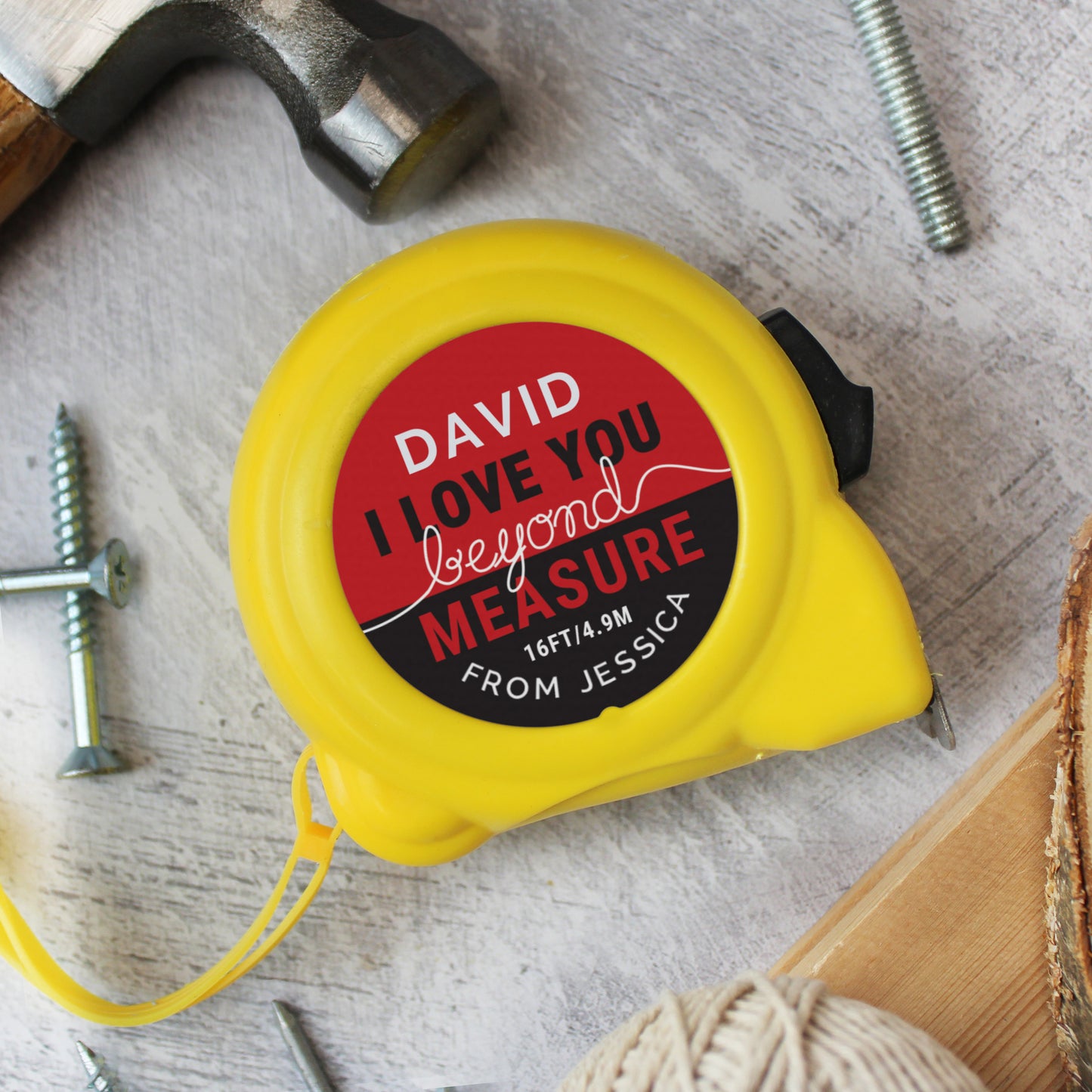 Personalised Beyond Measures Tape Measure from Heartfelt Gifts