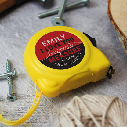 Personalised Beyond Measures Tape Measure - image 3