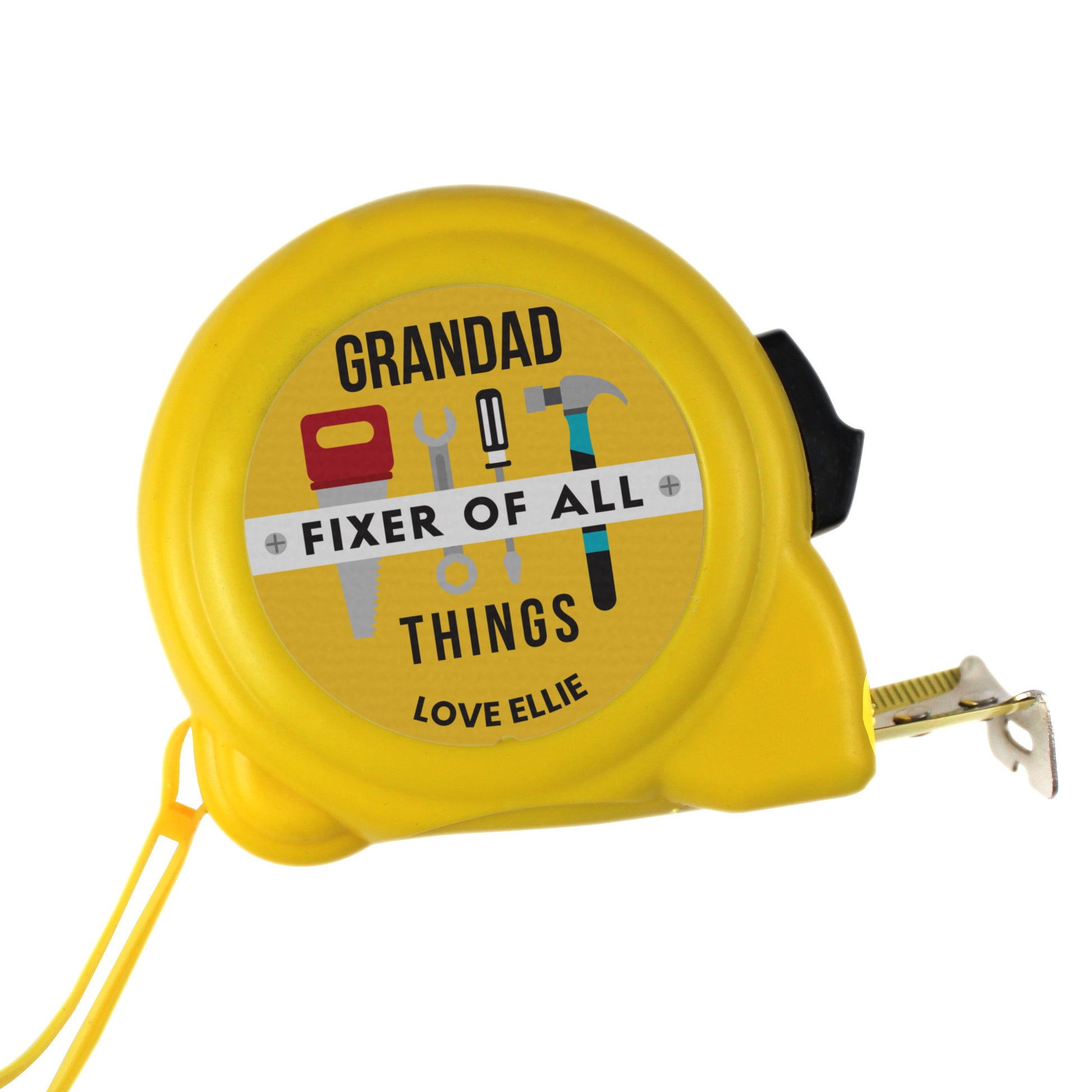 Personalised Fixer of All Things Tape Measure – Dad DIY Birthday Gift - image 5