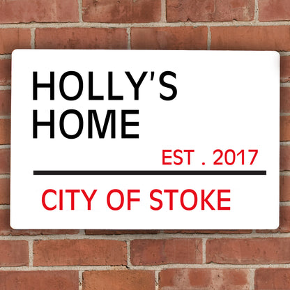Personalised London Street Sign from Heartfelt Gifts