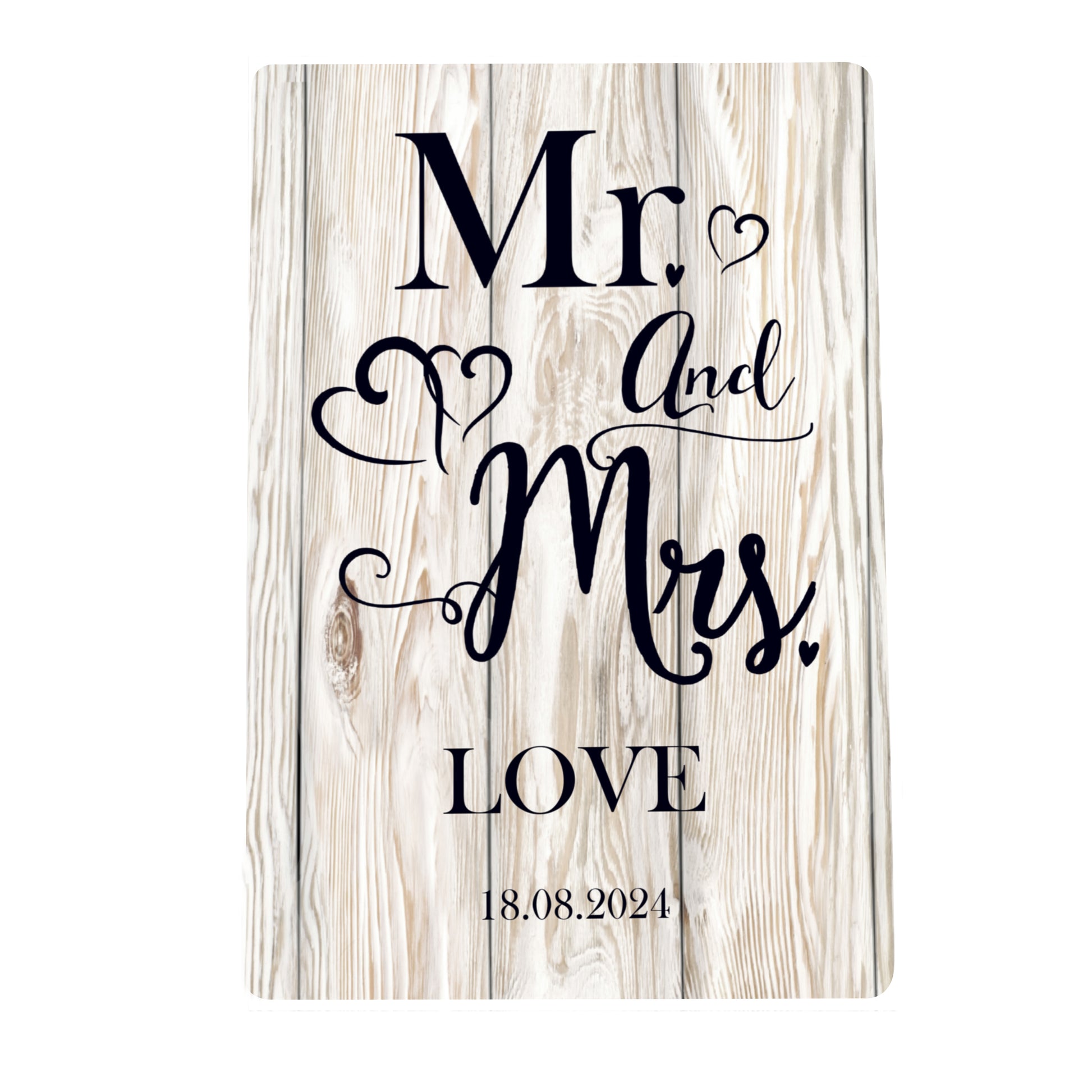 Personalised Mr & Mrs Metal Sign - image 5