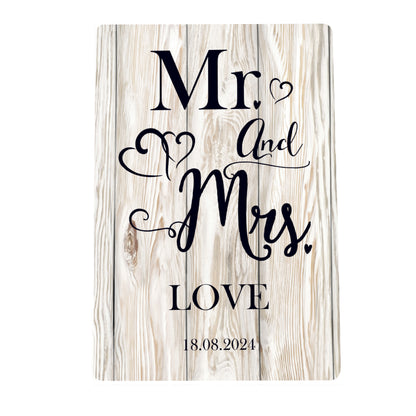 Personalised Mr & Mrs Metal Sign - image 5