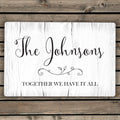 Personalised Rustic Metal Sign from Heartfelt Gifts