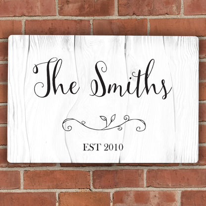 Personalised Rustic Metal Sign - image 3
