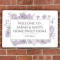 Personalised Soft Watercolour Metal Sign from Heartfelt Gifts