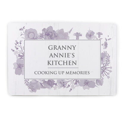 Personalised Soft Watercolour Metal Sign - image 2