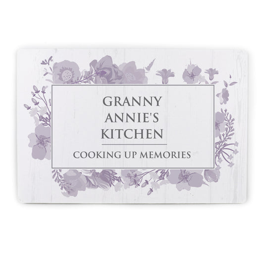 Personalised Soft Watercolour Metal Sign - image 2