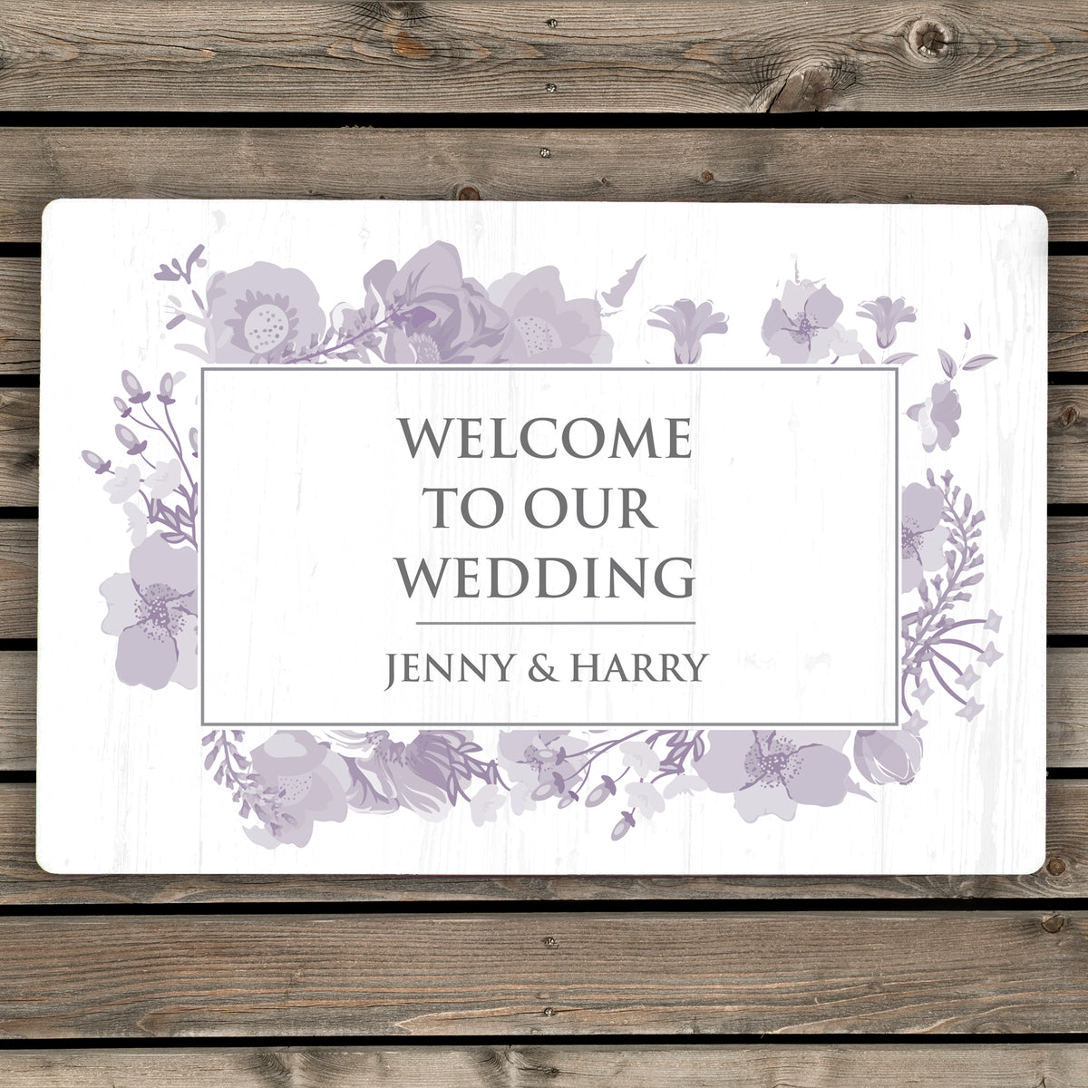 Personalised Soft Watercolour Metal Sign - image 3