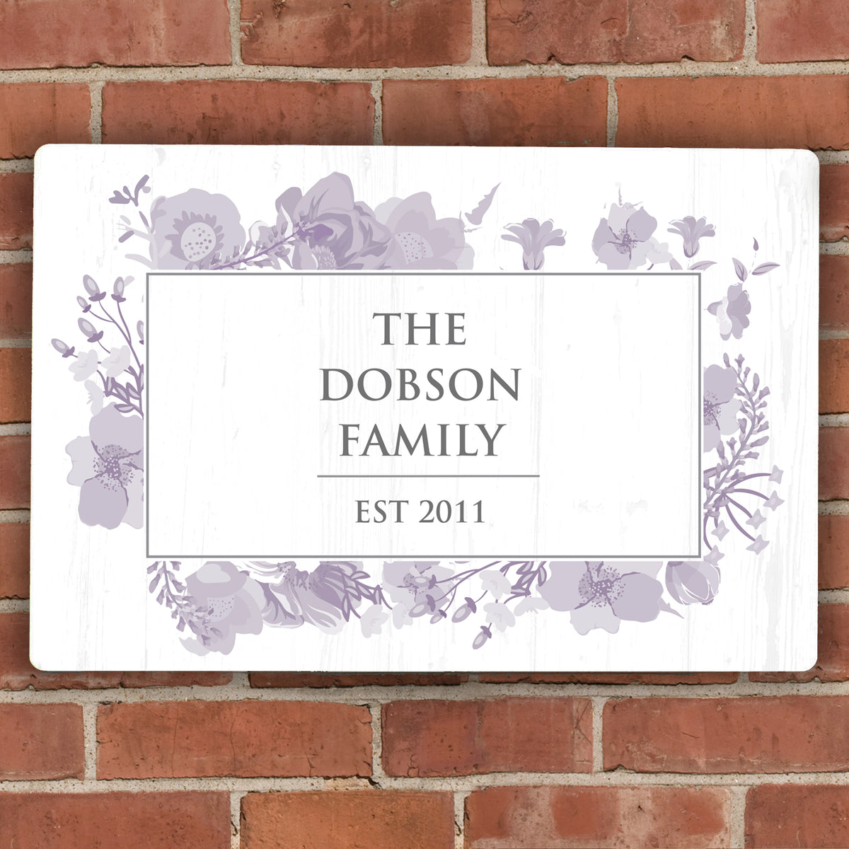 Personalised Soft Watercolour Metal Sign - image 4