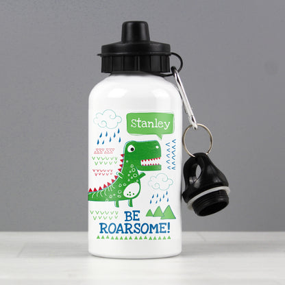 Personalised Be Roarsome Dinosaur Drinks Bottle from Heartfelt Gifts