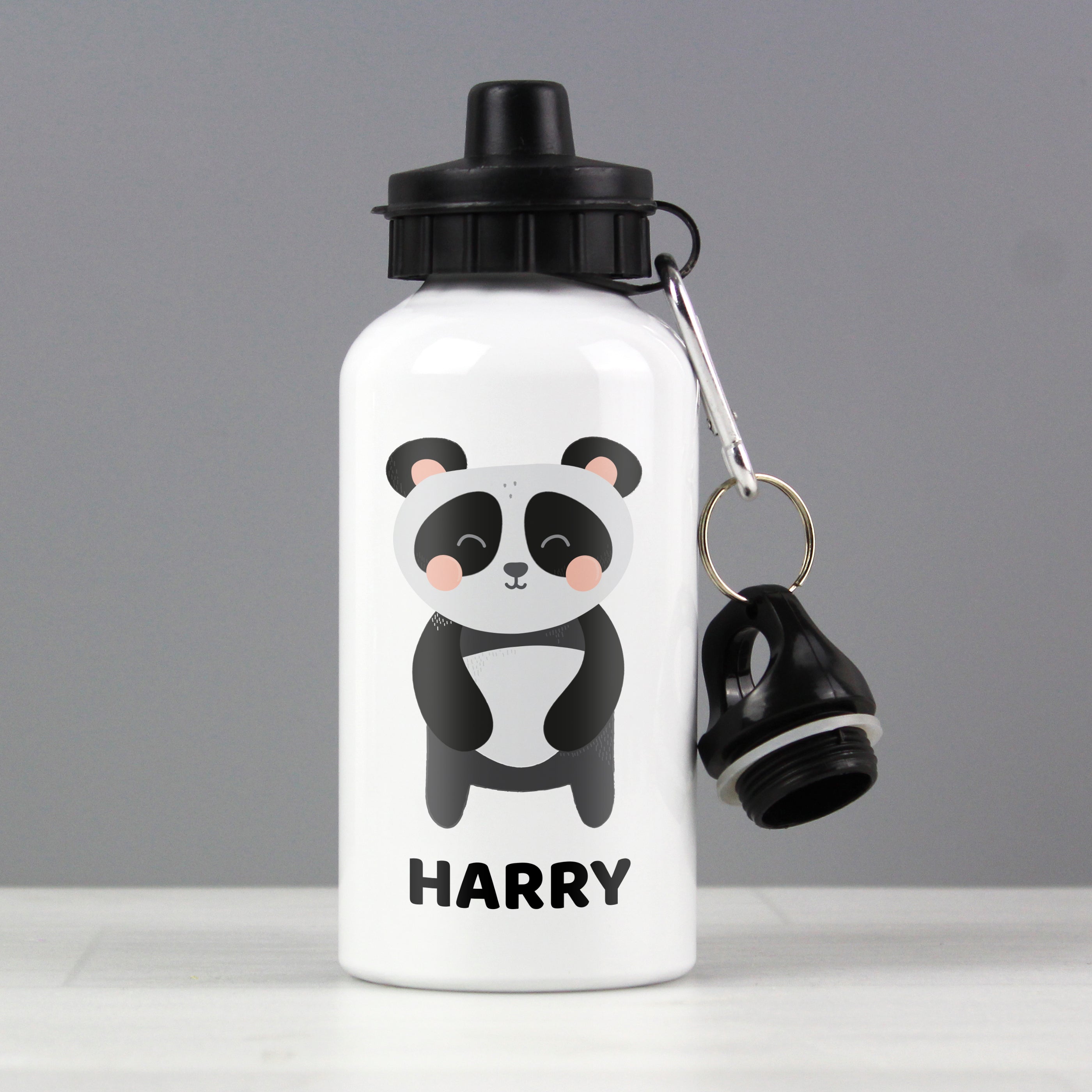 Personalised Panda Drinks Bottle from Heartfelt Gifts