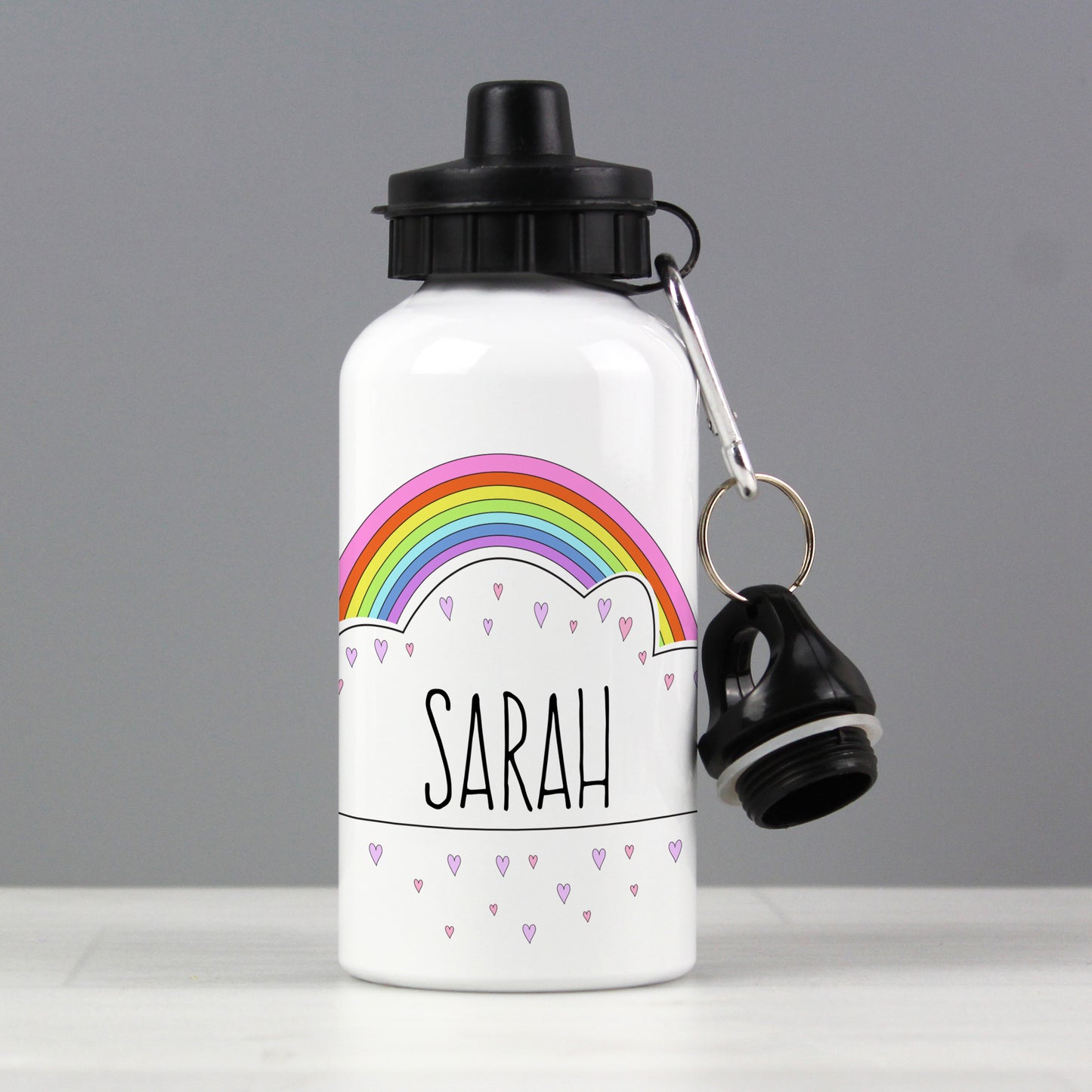 Personalised Rainbow Drinks Bottle from Heartfelt Gifts