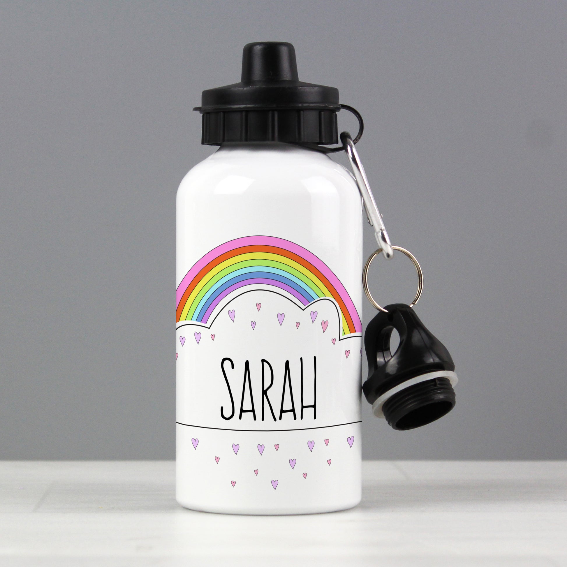 Personalised Rainbow Drinks Bottle from Heartfelt Gifts