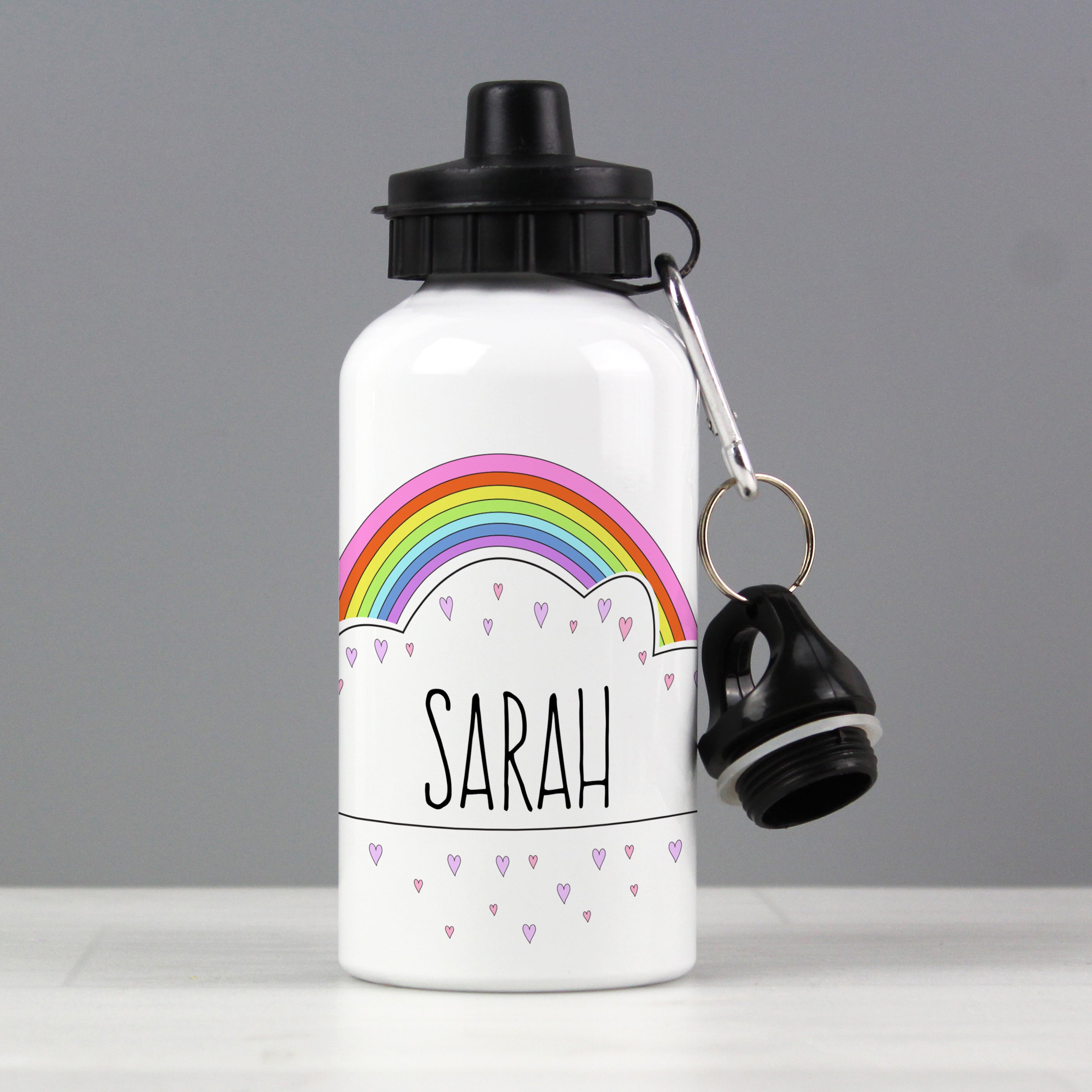Personalised Rainbow Drinks Bottle from Heartfelt Gifts