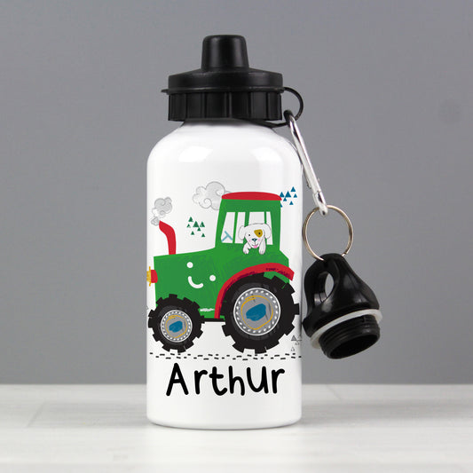 Personalised Tractor Drinks Bottle from Heartfelt Gifts