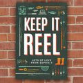 Personalised Keep It Reel Metal Sign from Heartfelt Gifts