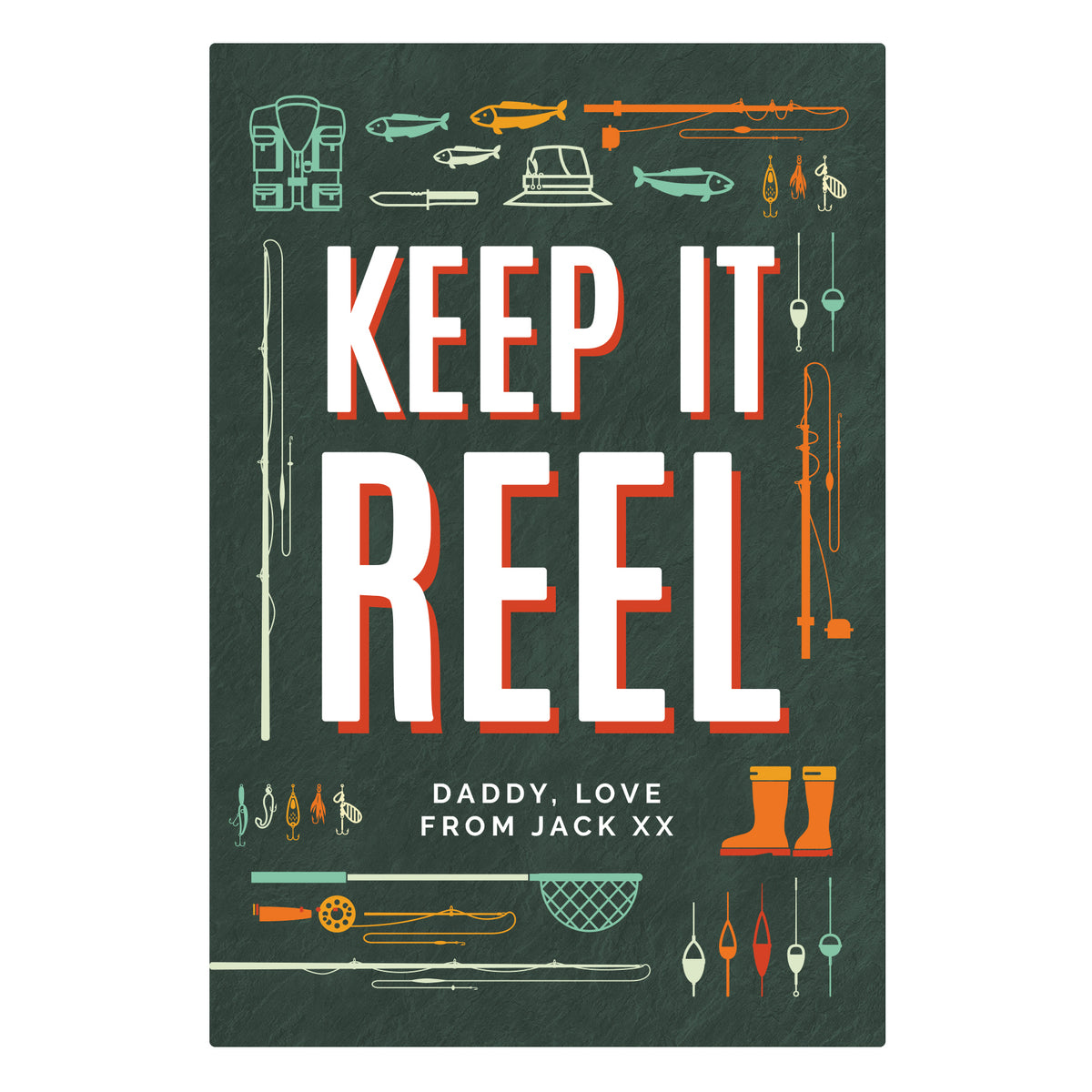 Personalised Keep It Reel Metal Sign - image 2