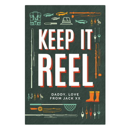 Personalised Keep It Reel Metal Sign - image 2